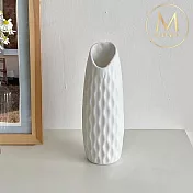 【Floral M】北歐陶瓷雅米莉雅浮雕花瓶