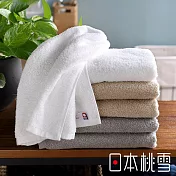 【日本桃雪】今治輕薄速乾簡約風浴巾(多色任選- 雲白) | 鈴木太太公司貨