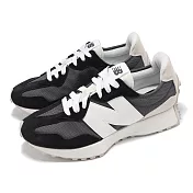 New Balance 休閒鞋 327 男鞋 女鞋 城堡灰 黑 復古 麂皮 情侶鞋 NB U327FE-D