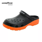 【GOODYEAR 固特異】男款水陸雙色兩用洞洞鞋 / GAMP33370 JP25 黑橘