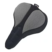 DR.AIR 登山車用3D立體紋路氣墊座墊套 灰色