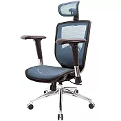 GXG 高背全網 電腦椅 (鋁腳/4D金屬扶手) TW-81X6 LUA7