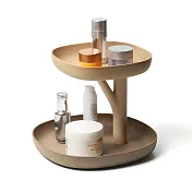 QUALY 森活-雙層置物架 (棕)