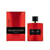 MAUBOUSSIN 夢寶星 絕對紅男性淡香精 100ml (Pour Lui In RED)-代理商公司貨