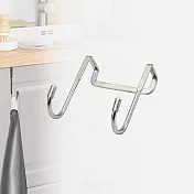 米諾諾304不鏽鋼櫃門雙掛鉤-6入