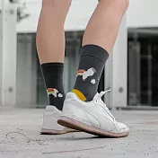 【LEEDS WEATHER】Alpaca Dumb - 羊駝狂想曲∣抑菌除臭、台灣製∣設計襪 23 - 28 cm