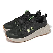 Under Armour 訓練鞋 Charged Commit TR 4 Camo 男鞋 綠 棕 緩衝 穩定 運動鞋 UA 3027096301