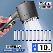 【E.dot】增壓蓮蓬頭替換濾芯 -10入組