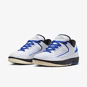 Nike Wmns Air Jordan 2 Retro Low 女鞋 白 藍 AJ2 休閒鞋 DX4401-104