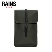 RAINS Backpack 經典防水雙肩背長型背包(12200) Green