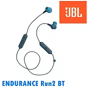 美國JBL ENDURANCE Run2 BT 藍牙無線防水入耳式耳機 運動專用(四色)公司貨保固一年 藍色