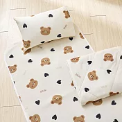 《DUYAN 竹漾》Cool-Fi 透氣涼感6D兒童午睡墊 / 70x120cm / 小熊哈妮