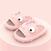 【巴芙洛】第四代加厚防滑鯊魚造型防滑拖鞋(拖鞋/防滑拖鞋/室內拖鞋/厚底拖/涼拖鞋/浴室拖鞋) 四代鯊魚-粉色38/39