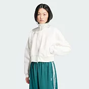ADIDAS NEUCL TRACKTOP 女休閒外套-白-IU2506 L 白色