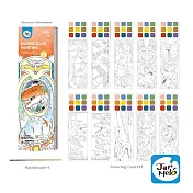 【JarMelo 原創美玩】水彩便籤本- 恐龍歷險記JA95263