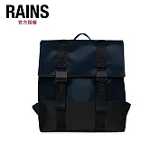 RAINS Trail MSN Bag LOGO織帶防水雙扣環後背包(13770) Ink