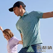 【ATUNAS 歐都納】男款酷涼抗夏節能抑菌短袖POLO衫A1PS2402M/防曬/抗臭/吸濕排汗/涼感 XL 森林綠