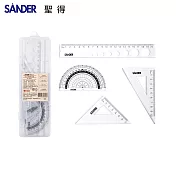 SANDER N-4505 20cm洞洞套尺組