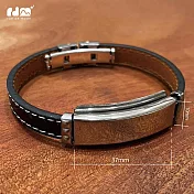 rue de mode【可客製化】自選刻字 經典雋永手環(下單需於地址後方備註 客製化內容)2款 皮革款