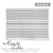 【Homely Zakka】波西米亞棉麻流蘇桌巾140X180cm_黑白幾何