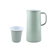 Falcon 獵鷹琺瑯 琺瑯3品脫冷水壺 1.7L+水杯 310ml 龍艾草