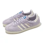 adidas 休閒鞋 Samba OG 男鞋 女鞋 紫 米 麂皮 復古 情侶鞋 德訓鞋 愛迪達 IG6176
