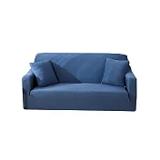 【巴芙洛】加厚防貓抓彈力沙發套1人(加厚款防抓/貓抓/彈性沙發套/1人沙發套) 藏青色