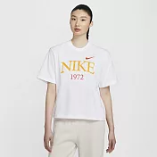 NIKE AS W NSW TEE CLASSICS BOXY 女短袖上衣-白-FQ6601101 L 白色