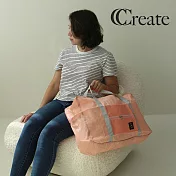 【CC家居】大容量輕便折疊拉桿旅行包(旅行袋/登機包) 蜜桃色