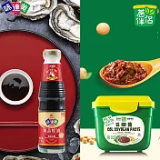 【味達美X蔥伴侶】經典蠔油&香豆瓣醬任選1+1組(蠔油230g/豆瓣醬300g)  蠔油1+豆瓣1