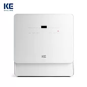 【KE嘉儀】桌上型洗碗機 (6人份、110V、免安裝、烘碗機、洗烘碗機) KDW-236W