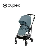 Cybex 德國 Melio 雙向嬰兒推車(含新生兒座墊組) 超輕量碳纖維日本限定款 - 巖灰藍