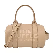 MARC JACOBS荔枝紋手提/斜背旅行包-迷你/ 駝色