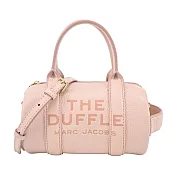MARC JACOBS荔枝紋手提/斜背旅行包-迷你/ 玫瑰粉