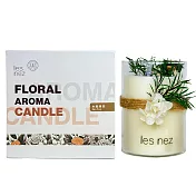 【Les nez 香鼻子】璀璨花語 永生花香氛蠟燭禮盒(四款) 無 木樨禪茶