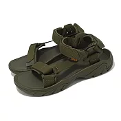 Teva 涼拖鞋 M Terra FI 5 Universal 男鞋 橄欖綠 魔鬼氈 緩衝 多功能運動涼鞋 1102456OLV 29cm OLIVE