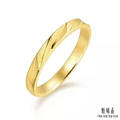 【點睛品】義式風車紋 黃金戒指/尾戒 計價黃金(港圍03)