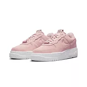 W Nike Air Force 1 Pixel 粉色麂皮 女鞋 休閒鞋 DQ5570-600 US6 粉色