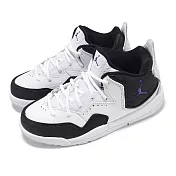 Nike 童鞋 Jordan Courtside 23 PS 白 黑 紫 中童 小朋友 喬丹 休閒鞋 AQ7734-104