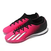 adidas 足球鞋 X Speedportal.3 TF 男鞋 桃紅 黑 抓地 緩衝 人工草皮 運動鞋 愛迪達 GZ2470