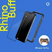 犀牛盾 iPhone 14 Pro (6.1吋) RhinoBuff FPS 精準操控套組(電競手機殼+霧面玻璃保護貼)