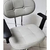 G+居家 摩登雲朵扶手辦公椅-PU輪-黑(吧檯椅/氣壓升降椅/旋轉椅/收銀椅/會客椅) 灰色