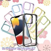 JTLEGEND for iPhone 13 Pro Max QCam軍規防摔保護殼附鏡頭防護圈 黃色
