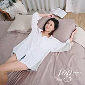 《BUHO》絲滑星鑽100支純天絲™3.5尺單人床包兩用被三件組-台灣製 《玫瑰絲絨》