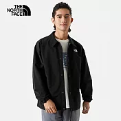The North Face M TNF EASY WIND COACHES JACKET - AP 男風衣外套-黑-NF0A83T5JK3 S 黑色