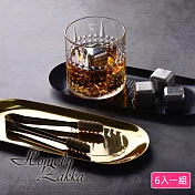【Homely Zakka】頂級316不鏽鋼冰塊/極凍環保冰塊附贈冰夾隨身收納盒 6入/組