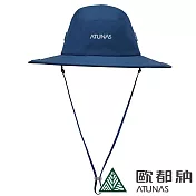 【ATUNAS 歐都納】中性款GORE-TEX防水大盤帽A1AHFF05N/ M 午夜藍
