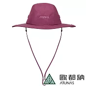 【ATUNAS 歐都納】中性款GORE-TEX防水大盤帽A1AHFF05N/ M 深紫紅