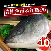 【優鮮配】日本極上の青魽魚頭10包組(350g~400g/半顆/包) 免運組