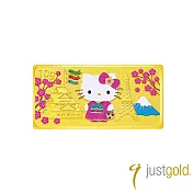 【Just Gold 鎮金店】Hello Kitty 環遊世界-日本 金條10g 無